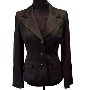 Milly of New York Wool Blend Pin-Stripe Blazer, size 2, CareerWear Professional